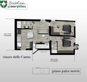 Two-bedroom Apartment of 82m² in Viuzzo delle Canne 54