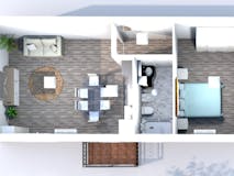 One-bedroom Apartment of 70m² in Via Alessandro Algardi