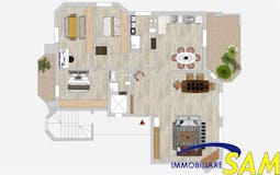 Three-bedroom Apartment of 135m² in Via Caposile