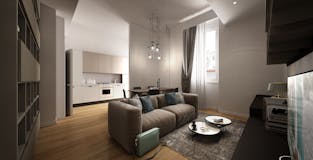 Three-bedroom Apartment of 80m² in Piazza Tasso