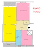 Three-bedroom Apartment of 85m² in Via Pisana 333