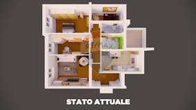 Three-bedroom Apartment of 112m² in Via Capo Palinuro
