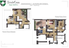 Two-bedroom Apartment of 130m² in Via Andrea del Castagno 54