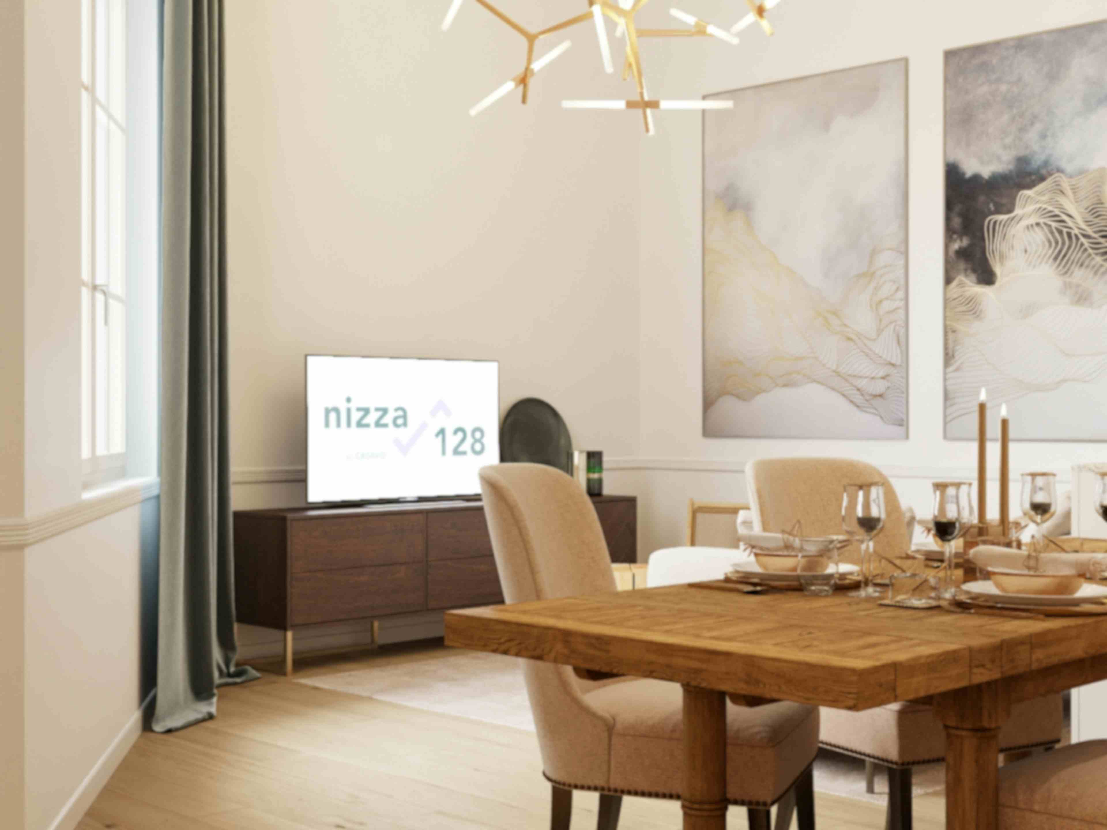 One-bedroom Apartment of 70m² in Via Nizza 128