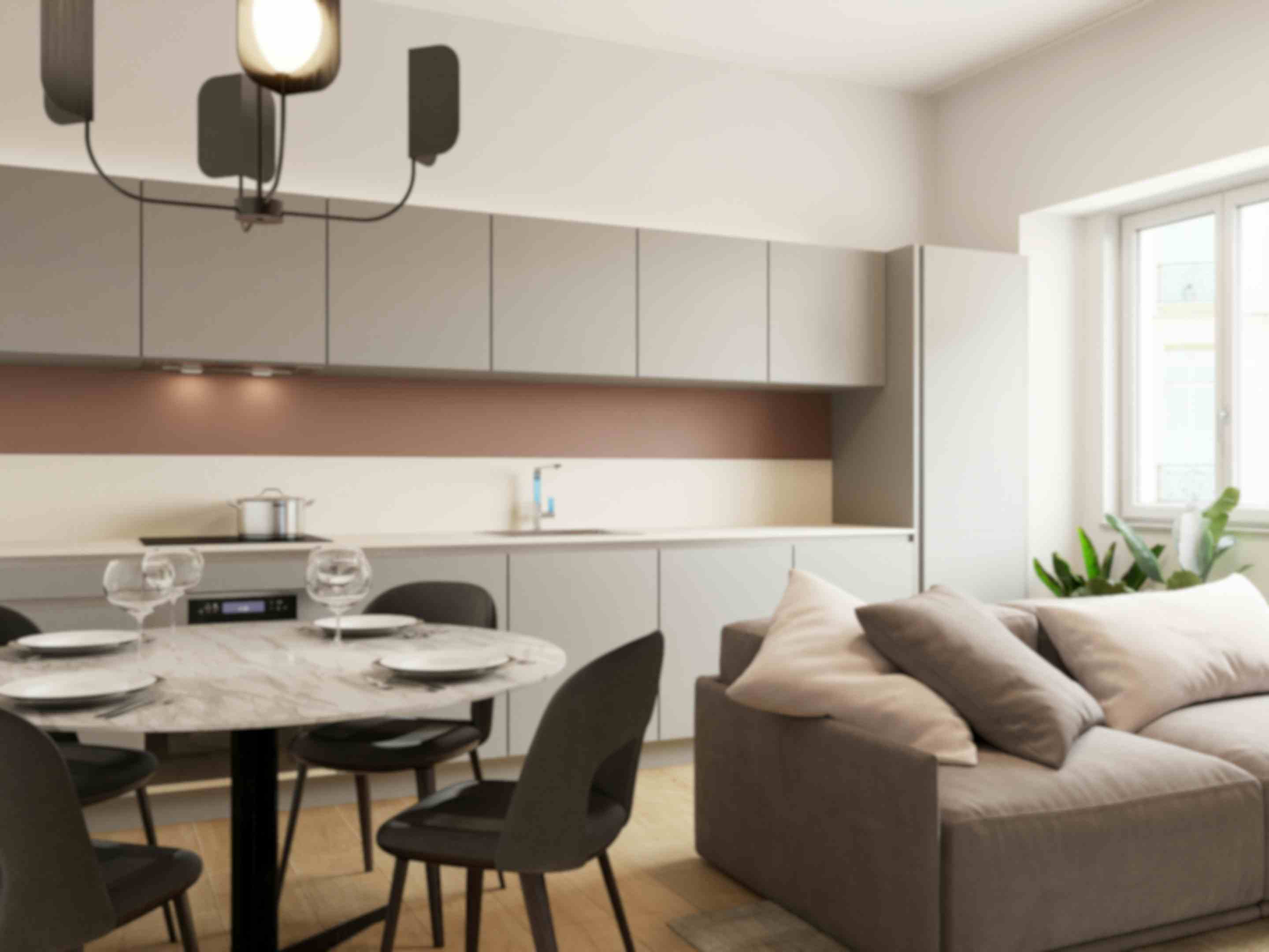 One-bedroom Apartment of 45m² in Via Maragliano 96